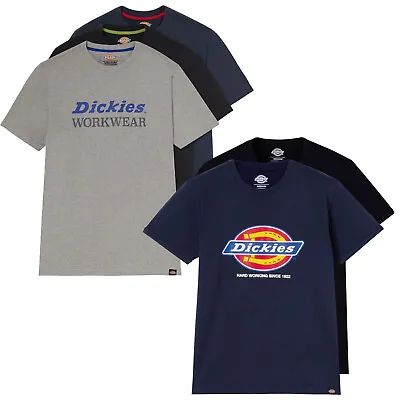 Buy Dickies Mens Work T-Shirts Rutland Dension Tradie Short Sleeve Light Cotton Tees • 25.95£