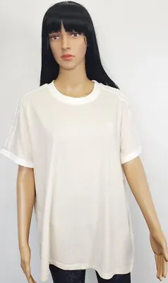 Buy Adidas Women's Adicolor 3-Stripes T-shirt,  Wonder White, Size 2X. • 27.46£