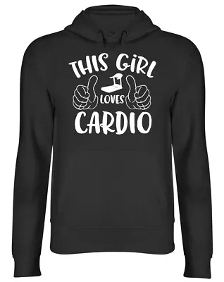 Buy This Girl Loves Cardio Mens Womens Ladies Unisex Hoodie • 17.99£