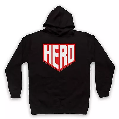 Buy Hero Hipster Retro Slogan Superhero Style Logo Cool Unisex Adults Hoodie • 27.99£