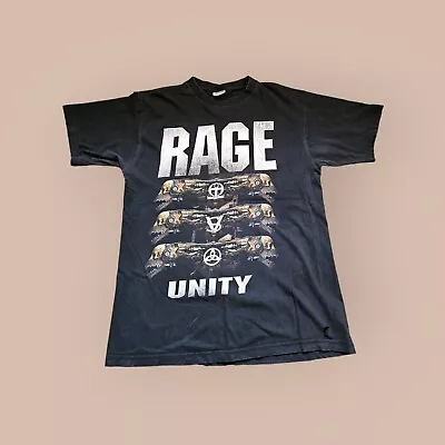 Buy Rage Unity Tshirt Xl 2002 European Tour Black Schwarz German Heavy Metal • 19.99£