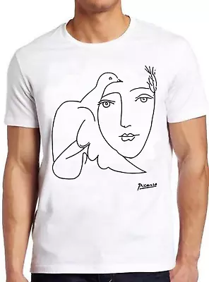 Buy One Line Picasso Fearless Art Drawing Cartoon Anime Cool Gift Tee T Shirt C1187 • 6.35£