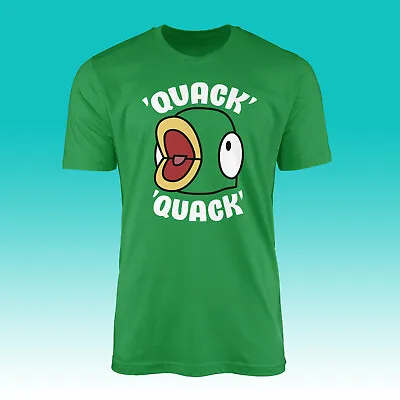 Buy Sarah And Duck Face Green T-Shirt Top Tee Cartoon Kids Childs Fun Gifts Present • 7.99£