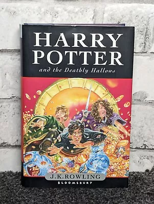 Buy Harry Potter And The Deathly Hallows By J.K. Rowling First Edition Hardback • 9.99£
