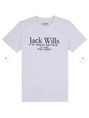 Buy Jack Wills Boys Script T-Shirt White • 7.99£