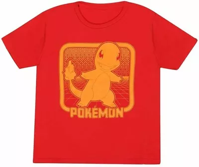 Buy Pokemon - Charmander Retro Arcade Jungen T-Shirt • 14.41£