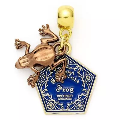 Buy Harry Potter Gold Plated Charm Chocolate Frog - New Gold Plated - H300z • 8.45£