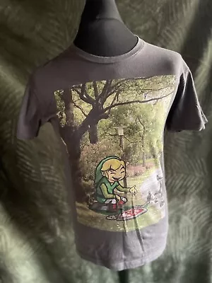 Buy Nintendo Link From Zelda  T-Shirt Grey Size Small • 9.99£