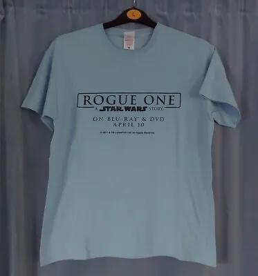 Buy Star Wars Rogue One Medium Blue Promo T Shirt Vintage 2017 • 25£
