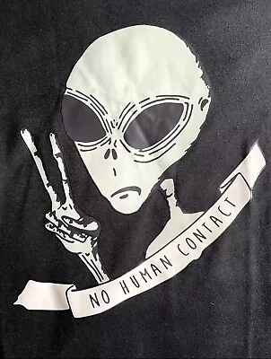 Buy Gothic Alien Graphic Shirt Unisex Clothing Alternative Black Top - Small • 4£
