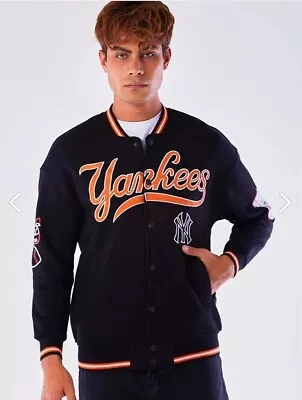 Buy New York Yankees Varsity Jacket Size 2XL 46  Men`s Bomber Letterman College • 21.60£