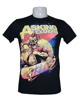 Buy English Rock Band  Asking Alexandria T-shirt Size Small Black Unisex  • 9.99£