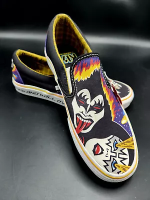 Buy Kiss Vans Women's Slip-Ons New With Box Rare Find 8.5  • 313.37£
