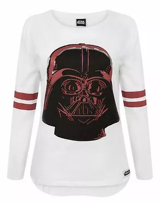Buy Star Wars White Long Sleeved T-Shirt (Womens) • 14.99£