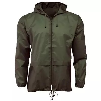 Buy Game Unisex Adults Packaway Cagoules  Olive Large  Waterproof-Jackets • 15.99£