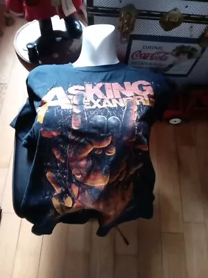 Buy Asking Alexandria Metal Hand Band T Shirt Size L • 8.50£