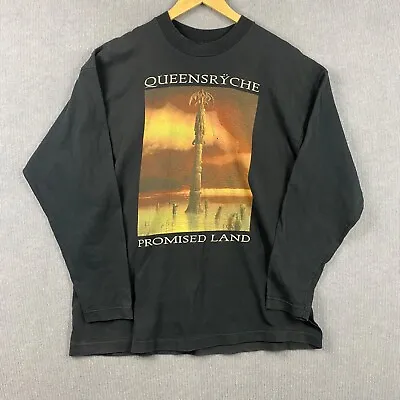 Buy Vintage Queensryche Promised Land T Shirt Long Sleeve Screen Stars 1994 Tour • 37.91£