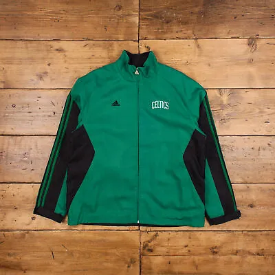 Buy Adidas Track Jacket L Boston Celtics Green Zip • 28.79£