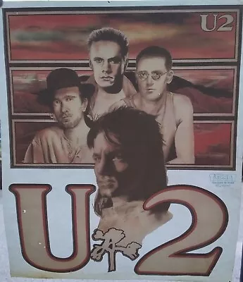 Buy Vintage 1980s Unused U2 T.Shirt Transfer Band Members • 2.99£