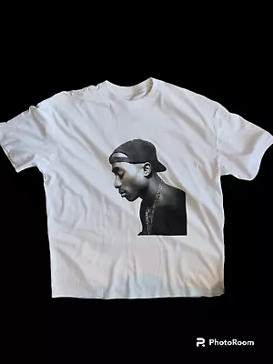 Buy Officially Licensed 2PAC T-Shirt White Sizes S-3XL • 9.95£