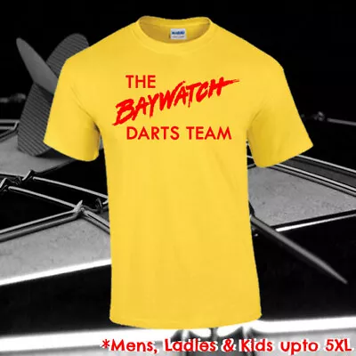 Buy Baywatch Darts T-shirt Funny Mens Ladies Kids Gift Stag Do Hen Party • 12.95£