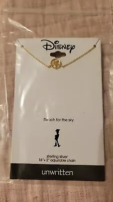 Buy Disney Unwritten Sterling Necklace Toy Story Sheriff Badge Reach For The Sky • 10.28£
