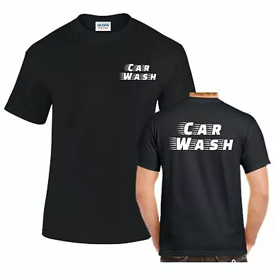 Buy CAR WASH Printed T Shirt Industrial Office Car Washer Uniform Men Workwear Tops • 10.39£