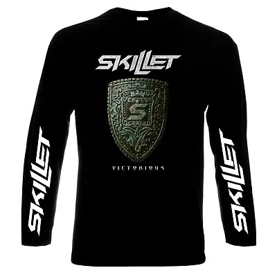 Buy Skillet, Victorious, Men's Long Sleeve T-shirt,100% Cotton, S To 5XL • 38.52£