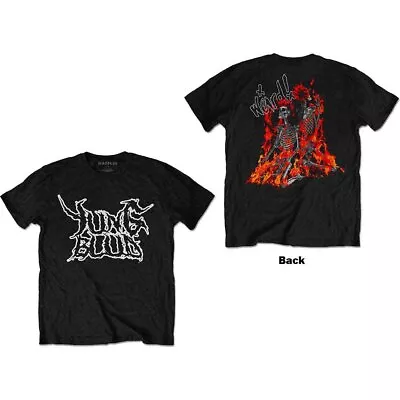 Buy Yungblud Weird Flaming Skeletons Official Tee T-Shirt Mens • 17.13£