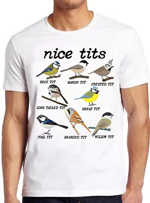 Buy Nice Bird Birds Watch Marsh Blue Crested Willow Funny Gift Tee  T Shirt M776 • 6.35£