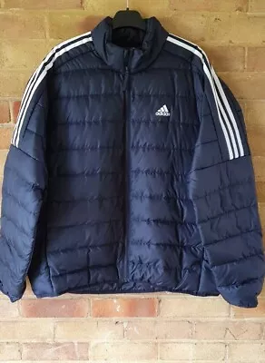 Buy Adidas Mens Essentials D Me Jac Down Jacket Outerwear  BNWOT Navy UK 🇬🇧  3XL • 35£