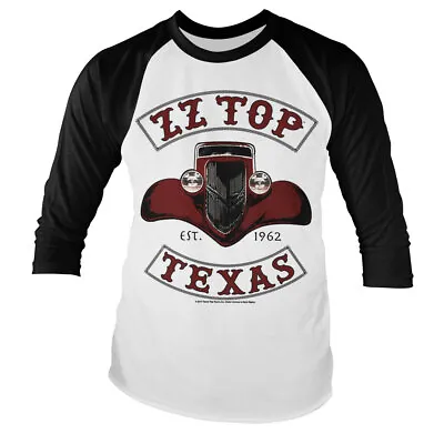 Buy Officially Licensed ZZ Top - Texas 1962 Baseball Long Sleeve T-Shirt S-XXL Sizes • 22.99£