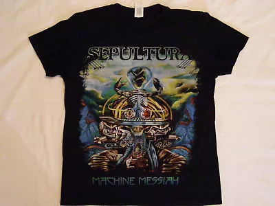 Buy SEPULTURA-MACHINE MESSIAH 2017 World Tour Rare Metal Music T-shirt Size S-M • 21.59£