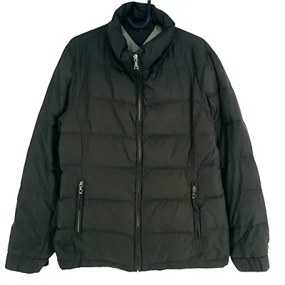 Buy TOMMY HILFIGER Brown Puffer Down Coat Jacket Size L • 44.99£