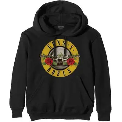 Buy Guns N' Roses Classic Logo Black Official Hoodie Hooded Top • 32.99£