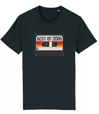 Buy Mens 18th Birthday T-Shirt Best Of 2006 Retro Cassette Tape Music 18 Year Old • 8.99£