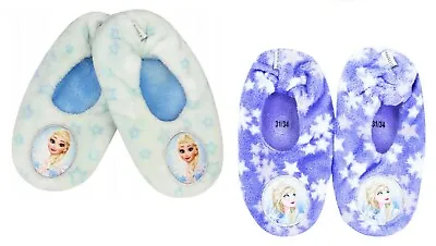 Buy Disney Frozen Girls Slippers Warm Comfy Children Size 6-4 UK  23-38 EU • 7.99£