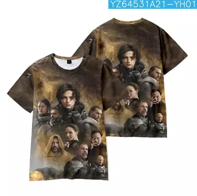 Buy Hot Movie Dune:Part Two 3d T-shirt Tops Men Women FashionSummer Short Sleeve Tee • 16.79£