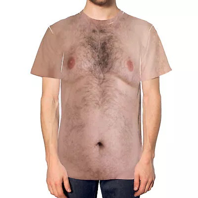 Buy Funny Hairy Chest All Over T Shirt Shirt Stag Do Him Mens Tee Bachelor Party ... • 16.99£