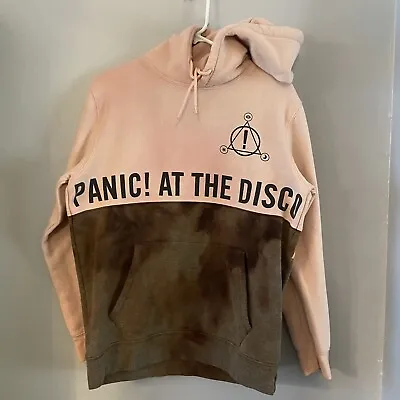 Buy PANIC! AT THE DISCO Pray For The Wicked Hoodie Size Medium Pink Black Band Merch • 24.32£