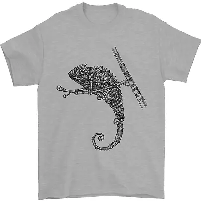 Buy Steampunk Chameleon Mens T-Shirt 100% Cotton • 8.49£