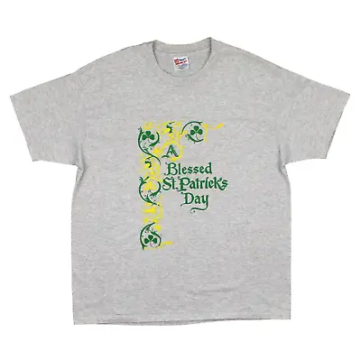 Buy 1990’s A Blessed St.Patrick’s Day Single Stitch T-Shirt, Hanes Heavyweight Label • 19.99£