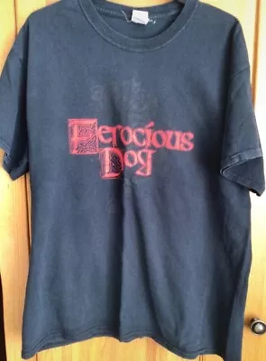 Buy Ferocious Dog T Shirt Rare Folk Punk Rock Band Merch Tee Size Large Black • 13.25£