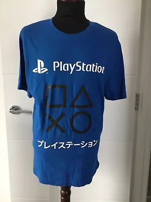 Buy PlayStation Offical Blue T-Shirt - Size L • 7.99£