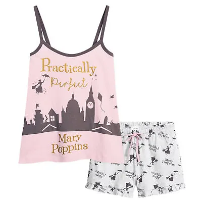 Buy Disney Ladies Pyjamas - Shorts Pyjamas For Women - Mary Poppins • 14.49£