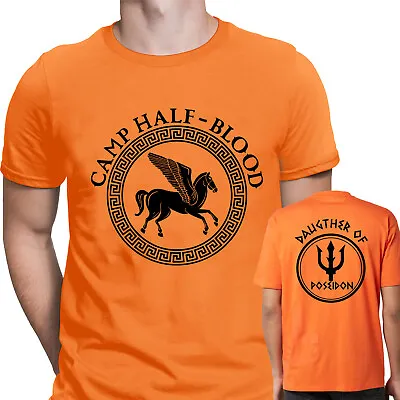 Buy NEW Camp Half Blood Mens T-Shirt Book Lover Daughter Of Poseidon Kids T Shirt • 10.49£