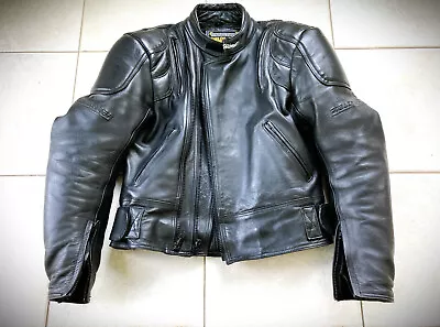 Buy Men’s Field Sheer Leather Motorcycle Jacket Black – Euro 48 (USA 38) • 27.50£