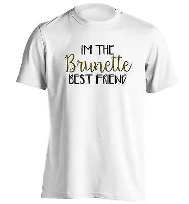 Buy Brunette Best Friend, T-shirt Bff Friendship Blonde Funny Couple Matching 1726 • 13.95£
