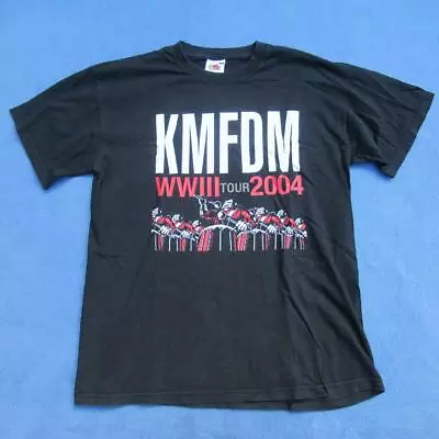 Buy KMFDM T-Shirt WWIII Tour 2004 Größe M Fear Factory Ministry Nitzer Ebb Krupps  • 44.98£