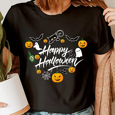 Buy Halloween Ghosts Horror Scary Spooky Creepy Womens T-Shirts Tee Top #DJG #2 • 6.99£